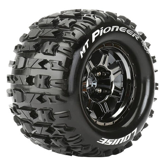 Louise RC MT-Pioneer 1:8 Sport 0" Offset Hex 17mm Black Chrome L-T3321BC
