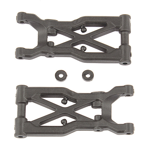 Team Associated B74/B74.1 Ft Rear Suspension Arms Carbon Fibre AS92298