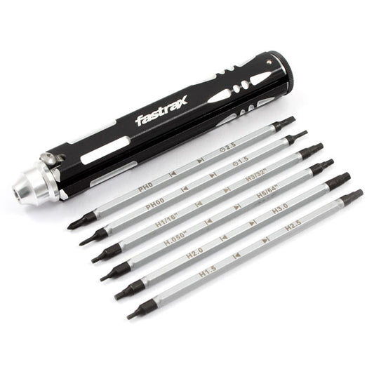 Fastrax 12-Size Multi Driver Set 2Xph 2Xslot 8Xmetric/Imperial Hex FAST608