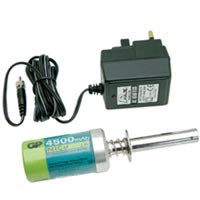 Fastrax High Capacity 4500mAh Glow Starter and Charger (Uk Plug) FAST50HC