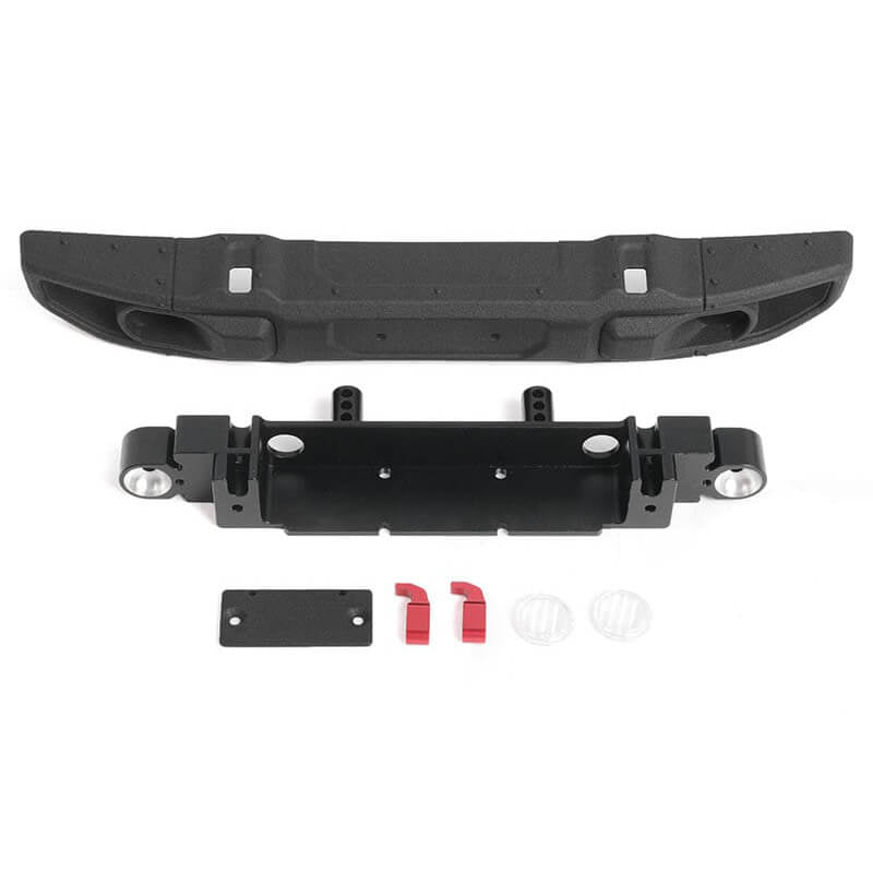 RC4WD Oem Wide Front Bumper w/License Plate Holder for Axial 1:10 SCX10 III Jeep (Gladiator/Wrangle