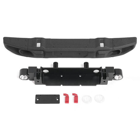 RC4WD Oem Wide Front Bumper w/License Plate Holder for Axial 1:10 SCX10 III Jeep (Gladiator/Wrangle