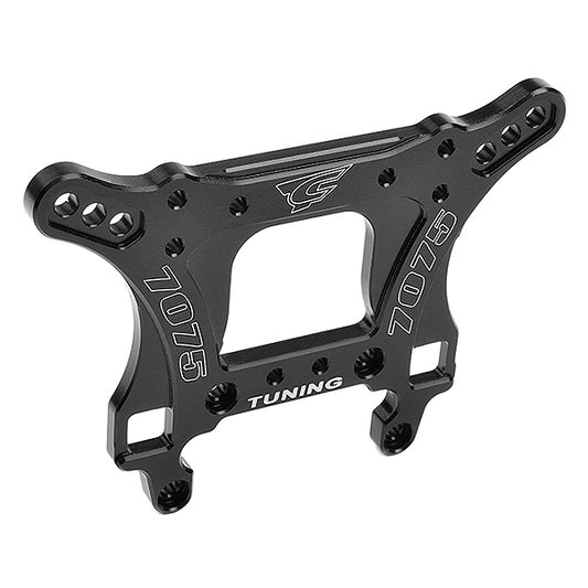 Corally Shock Tower Front 5mm Swiss Made 7075 T6 Hard Black C-00180-420