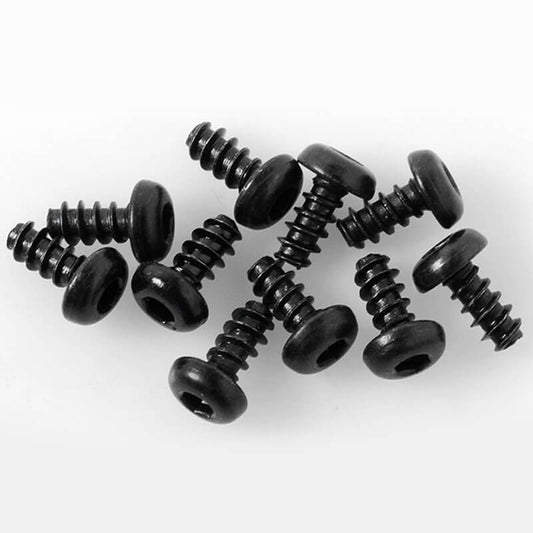 RC4WD Button Head Self Tapping Screws M3 X 6mm (Black) Z-S1574