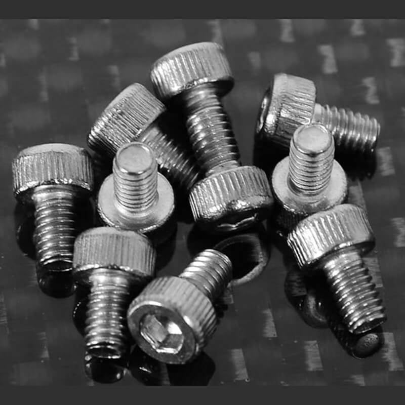 RC4WD Socket Head Cap Screws M2.5 X 4mm (10) (Silver) Z-S0762