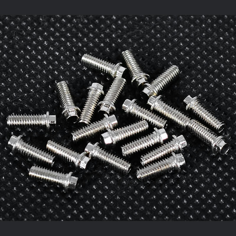 RC4WD Miniature Scale Hex Bolts (M3X8mm) (Silver) Z-S0695