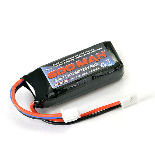 FTX Outback Mini X 2.0 7.4V 600mAh 2S LiPo Battery FTX9371