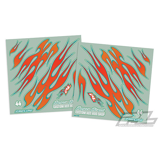 Proline Hot Rod Shop Red/Blue Universal Graphics Kit PL9848-00