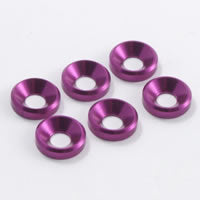 Fastrax M4 Shim Washers (6) Purple FAST145P