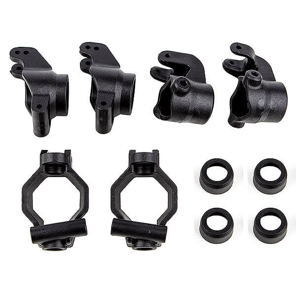 Team Associated Rival MT8 Cast Er Blocks, Steering Blocks, Re AS25915