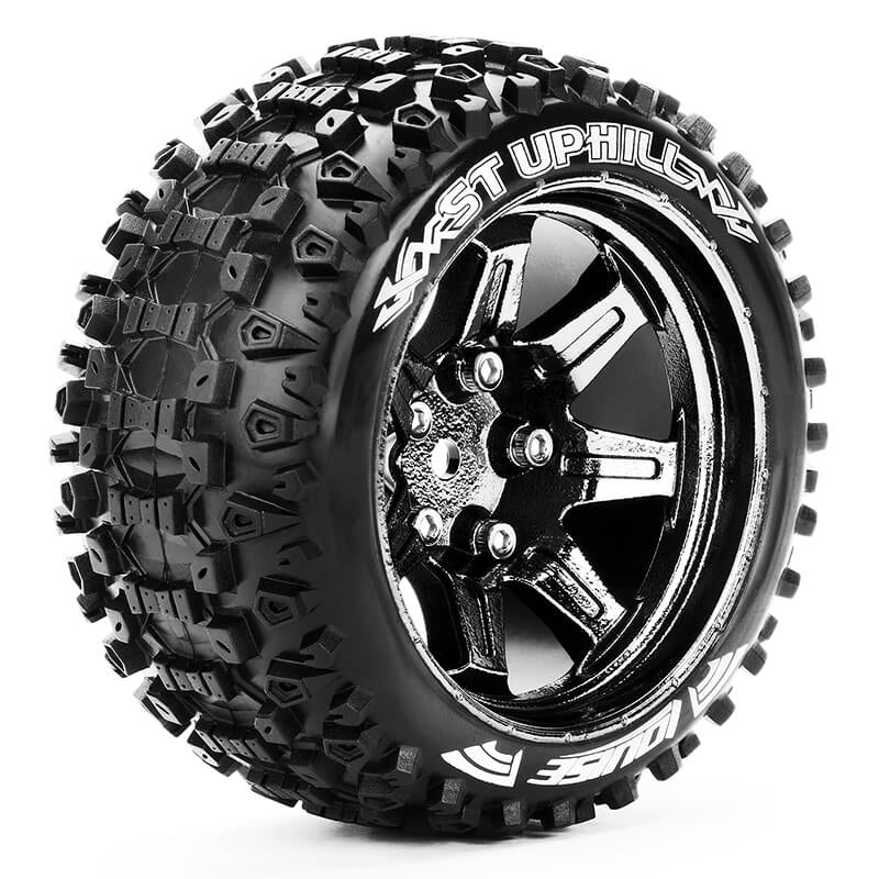 Louise RC St-Uphill 1:10 Soft Hex 14mm Black Chrome Arrma G L-T3211SBCM