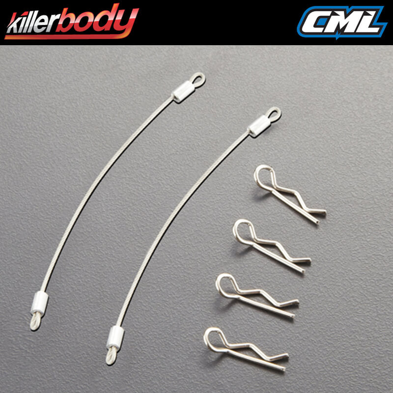 Killerbody Body Rope w/Clip Set (Metal) 100mm KB48362