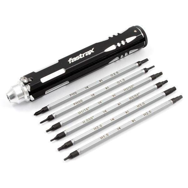 Fastrax 12-Size Multi Driver Set 2Xph 2Xslot 8Xmetric/Imperial Hex FAST608