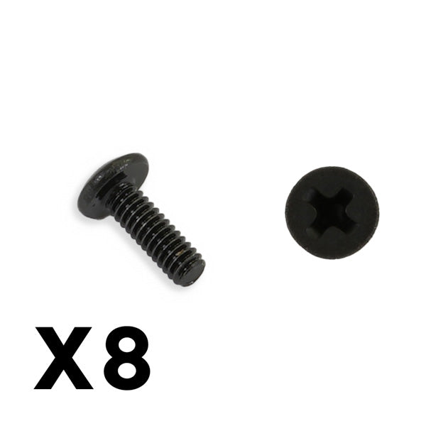 FTX Outback Mini 3.0 Button He Ad Metric Hex Screw 2X5 (8Pc) FTX8925