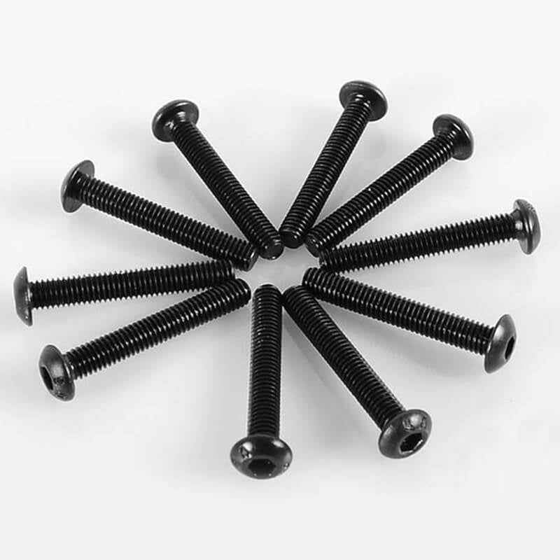 RC4WD Steel Button Head Cap Screws M3 X 20mm (10) Z-S0895