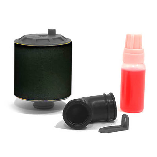 Fastrax 1:10 Air Filter Re-Buildable - Black FAST851BK