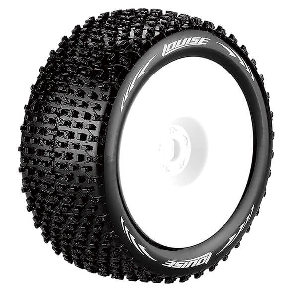 Louise RC T-Pirate 1:8 Fr/Rr Soft 0 Offset White L-T3134SW