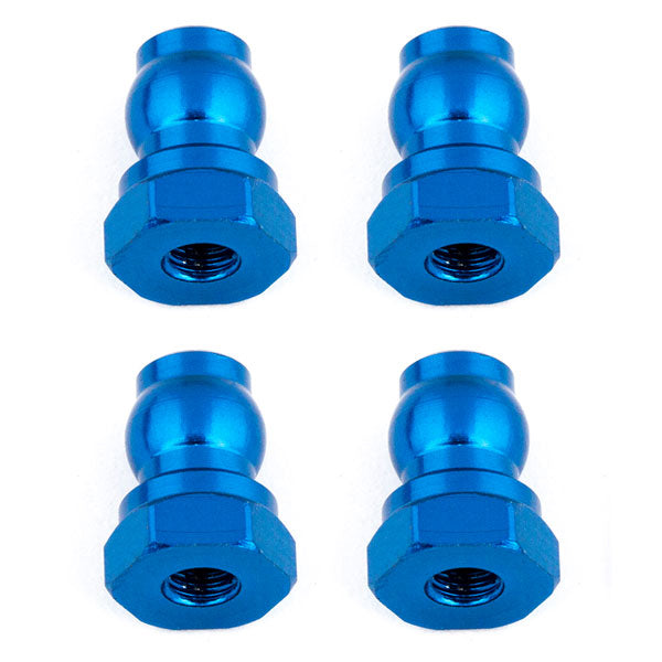 Team Associated Shock Bushings 10 mm Blue Aluminum AS91815