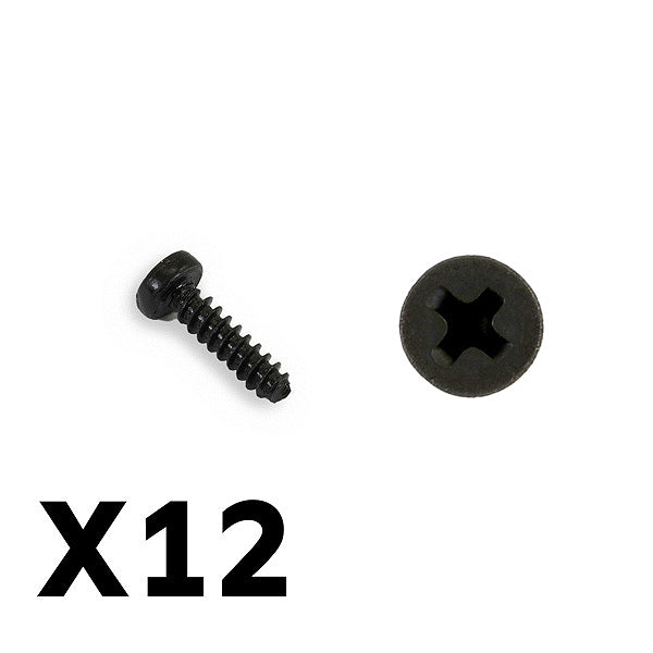 FTX Tracer Pan Head Self Tapping Screws Pbho2.6*10mm FTX9749