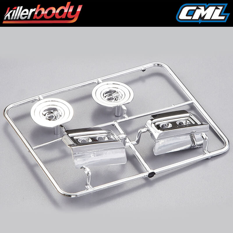Killerbody Chromed Plastic Par Ts Set Lancia Stratos (1977 Gi KB48314