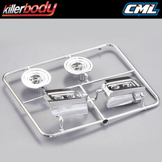 Killerbody Chromed Plastic Par Ts Set Lancia Stratos (1977 Gi KB48314