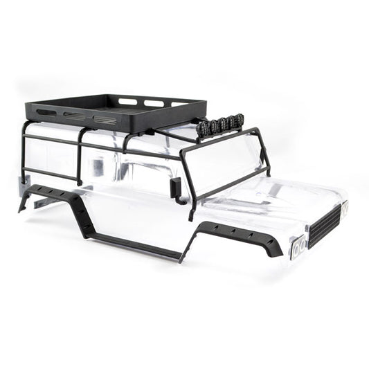 FTX Kanyon Clear Body w/Roll Cage, Spotlights & Tray FTX8488