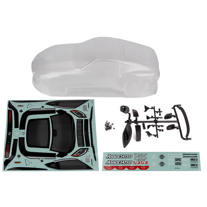 Team Associated Apex 2 Sport Nissan Z Body Set Clear AS31922