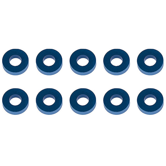Associated Washers 7.8 X 3.5 X 2.0mm Blue Aluminium (10) AS31389