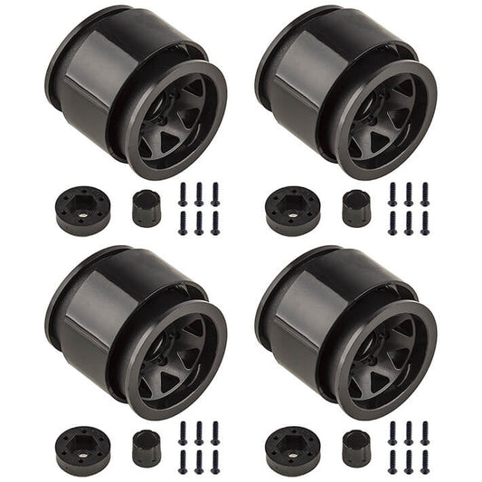 Element RC Enduro Trigon Wheels 1.55In Black EL42111