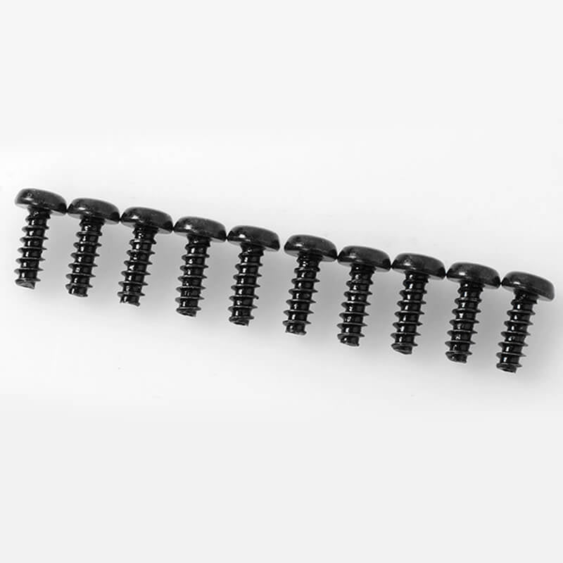 RC4WD Button Head Self Tapping Screws M3 X 8mm (Black) Z-S1576
