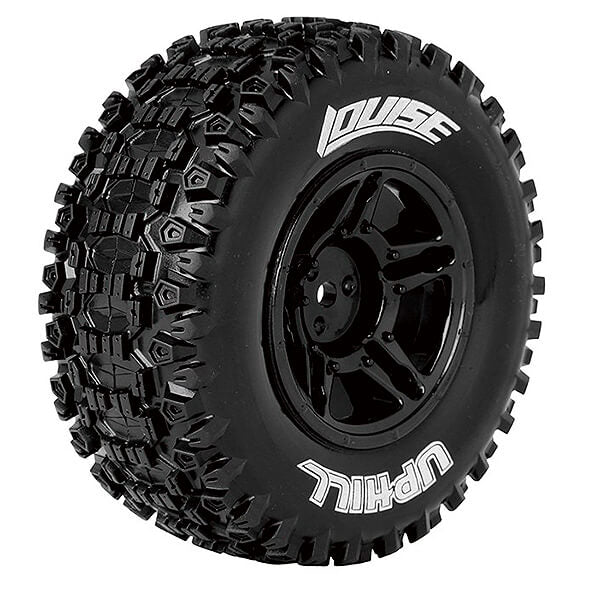 Louise RC Sc-Uphill 1:10 RR Soft Slash RR , Slash 4*4 F/R Black L-T3223SBTR