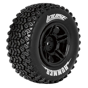 Louise RC Sc-Hummer 1:10 RR Soft Slash RR , Slash 4*4 F/R Black L-T3224SBTR