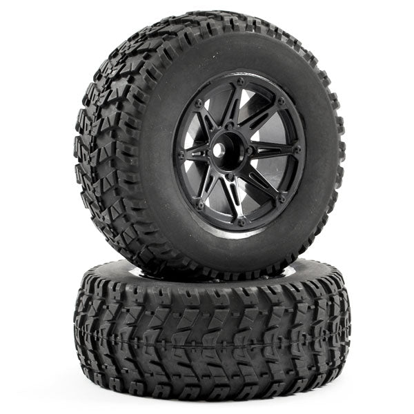 Fastrax 1:10 Sc Wave Mounted 8-Spoke Wheels (12mm) FAST0058B