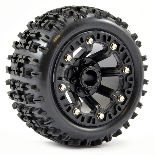 Fastrax 1:16 Jigsaw Mounted 8-Sp Black (Revo/Summ/Sav Xs ) FAST1300B