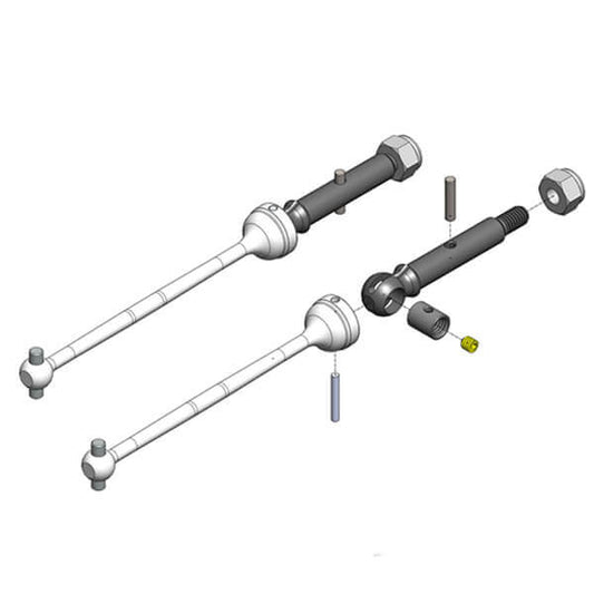 MIP Shiny CVD Kit Losi Mini T/B Series 2.0 MIP20060