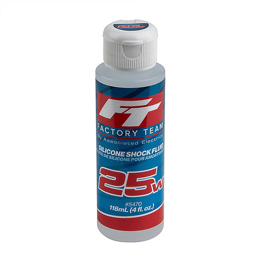Team Associated Ft Silicone Shock 25wt (275cSt) 4oz/118ml AS5470