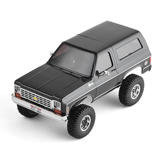 FMS 1:24 Chevrolet K5 Blazer 4WD RTR RC Car - Black FMS12403RTRBK