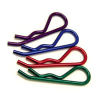 Fastrax 1:8/1:5 Transponder Body Clips Metallic Green (6) FAST210MG