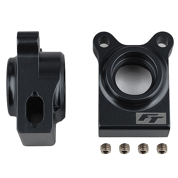 Team Associated Ft B74.1 Rear Hubs Black Aluminium AS92271