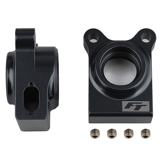 Team Associated Ft B74.1 Rear Hubs Black Aluminium AS92271