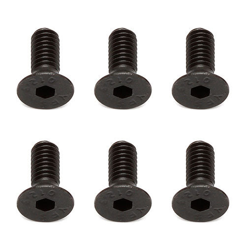 Team Associated M4 X 10mm Fhcs (10) AS81262