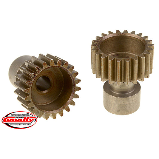 Corally 48 dp Pinion Long Boss Hardened Steel 22 Teeth Dia. 3.17mm