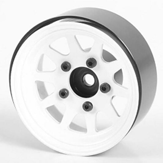 RC4WD Oem Stamped Steel 1.55" Beadlock Wheels (White) Z-W0260