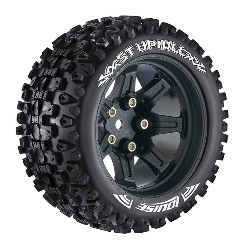 Louise RC St-Uphill 1:10 Soft Hex 14mm Black Arrma Granite L-T3211SBM