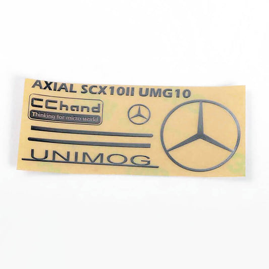 RC4WD Emblem Set for Axial 1:10 SCX10 II Umg10 4WD Rock Crawer