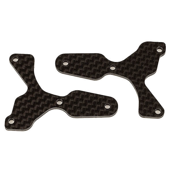 Team Associated RC8B4 Ft Front Lower Susp. Arm Inserts Carbon AS81532