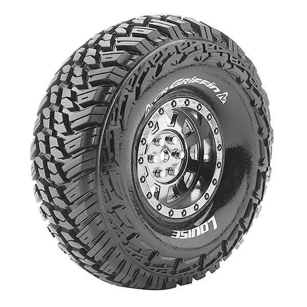 Louise RC Cr-Griffin 1:10 Super Soft Black Chrome Hex 12mm L-T3230VBC