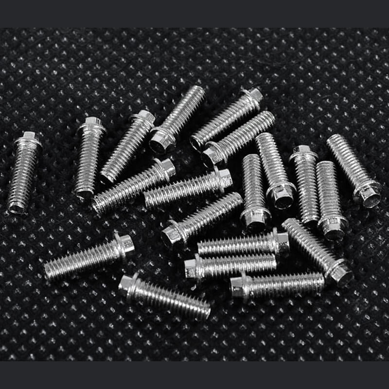RC4WD Miniature Scale Hex Bolts (M3X10mm) (Silver) Z-S0693