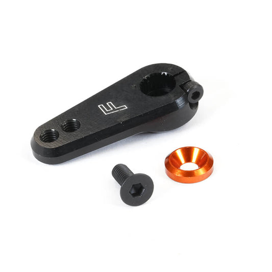 Fastrax 25T Black Aluminium Servo Horn 30mm (Savox/Futaba) FAST311B