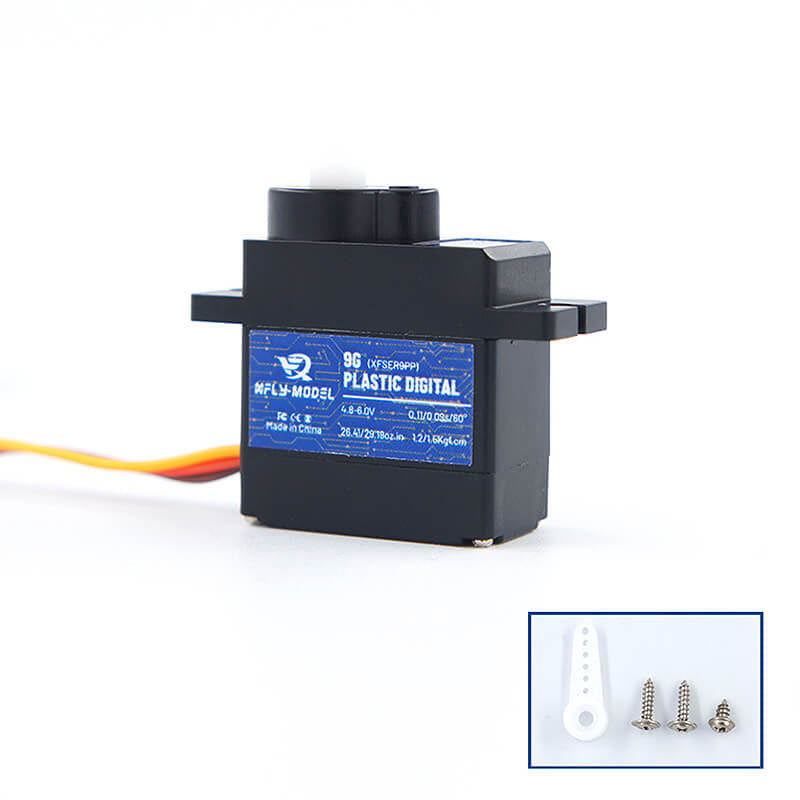 XFly 9G Digital Servo Positive w/250mm Lead XFSER9PP-250